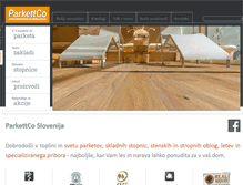 Tablet Screenshot of parkettco-si.com